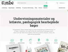 Tablet Screenshot of elysion.dk